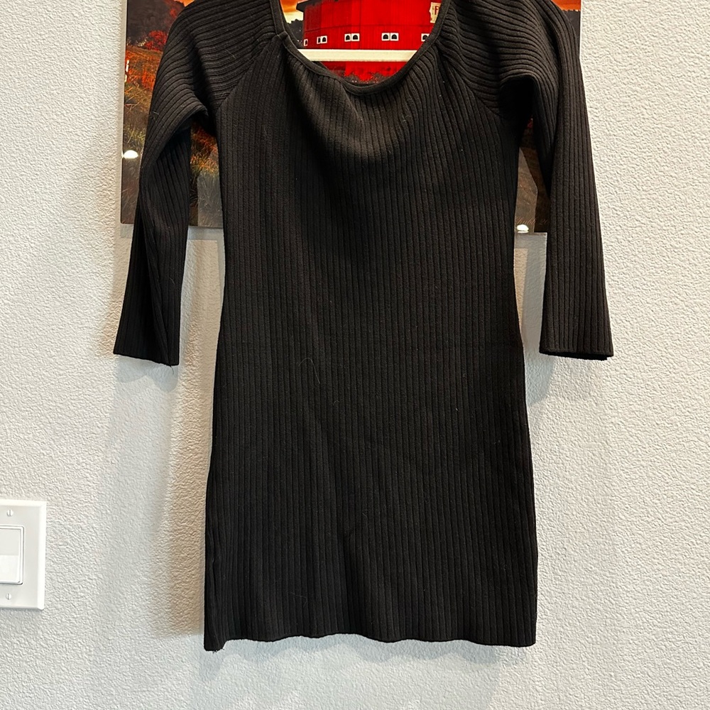 black cocktail dress
